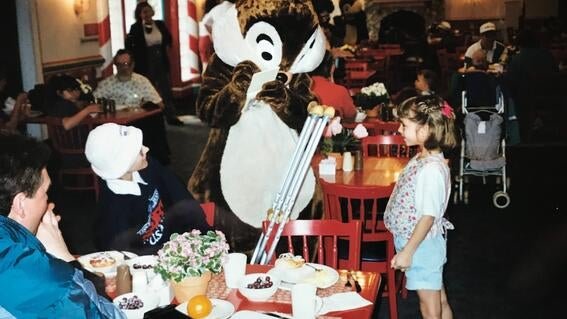 Wish alym Jen with Chip and Dale