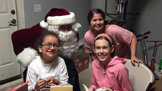 Make-A-Wish night Christmas on Comstock