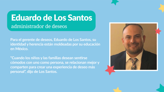 Eduardo de Los Santos, administrador de deseos