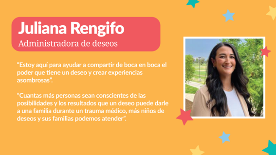 Juliana Rengifo, administradora de deseos