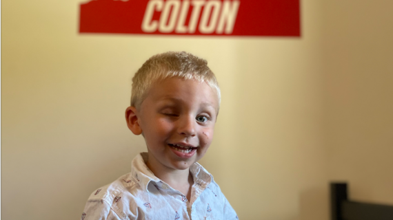 Wish kid Colton