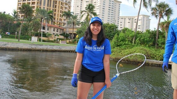 Vanessa-18-cancer-to clean the ocean, to clean the ocean.