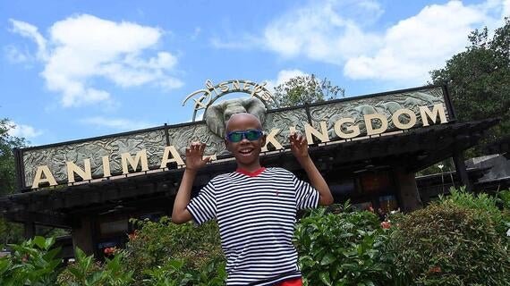 Caleb at Animal Kingdom 