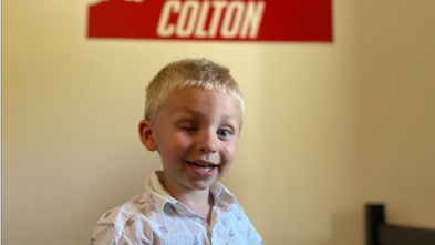 Wish kid Colton