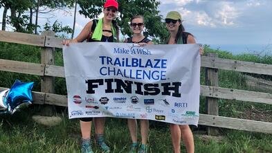 Wish Alumni Christina with her friends