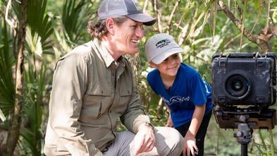 Wish Kid Oban and National Geographic Photographer Carlton Ward