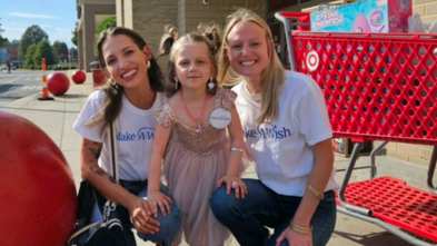 Princess Piper and Wish Volunteers