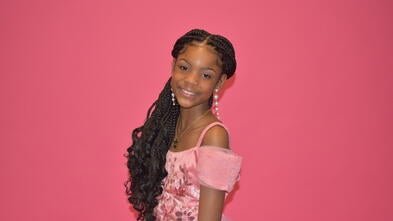 Lailah in Pink Dress