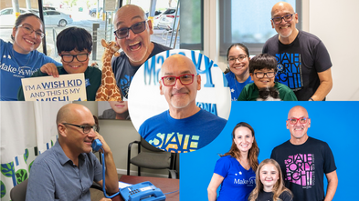 Carlos Inostroza, Sr. Wish Manager, collage