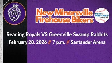 New Minersville Firehouse Bikers Softball team-February 28, 2026 // 7 p.m. // Santander Arena