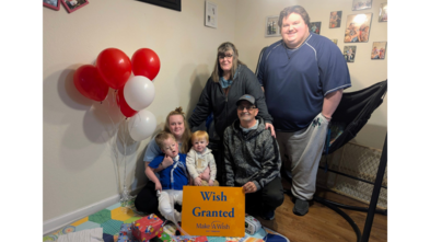 wish kid with family