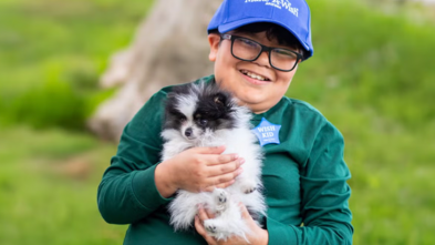 Dylan's wish for a Pomeranian puppy creates endless joy!
