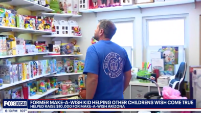 Former Arizona wish kid gives back: 'This is why we're doing it'