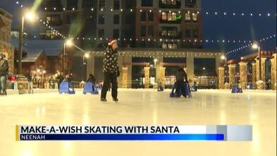 Skating with Santa