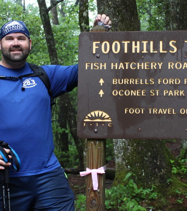 Matthew completes his first Trailblaze Challenge.